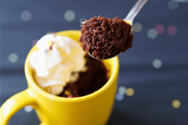 Cokoladni kolac iz solje, Chocolate mug cake