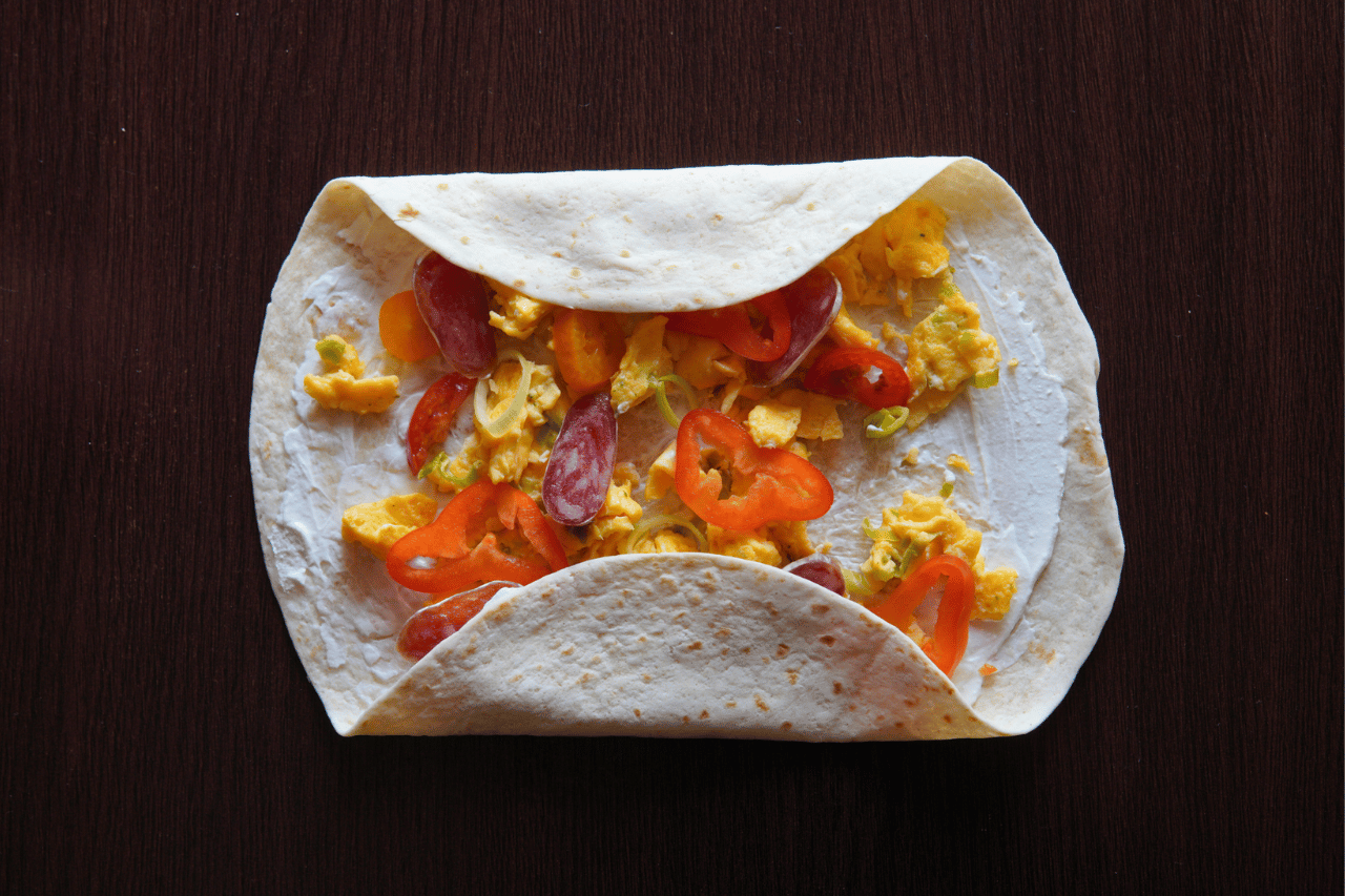 Kako zamotati tortilju, How to wrap tortilla