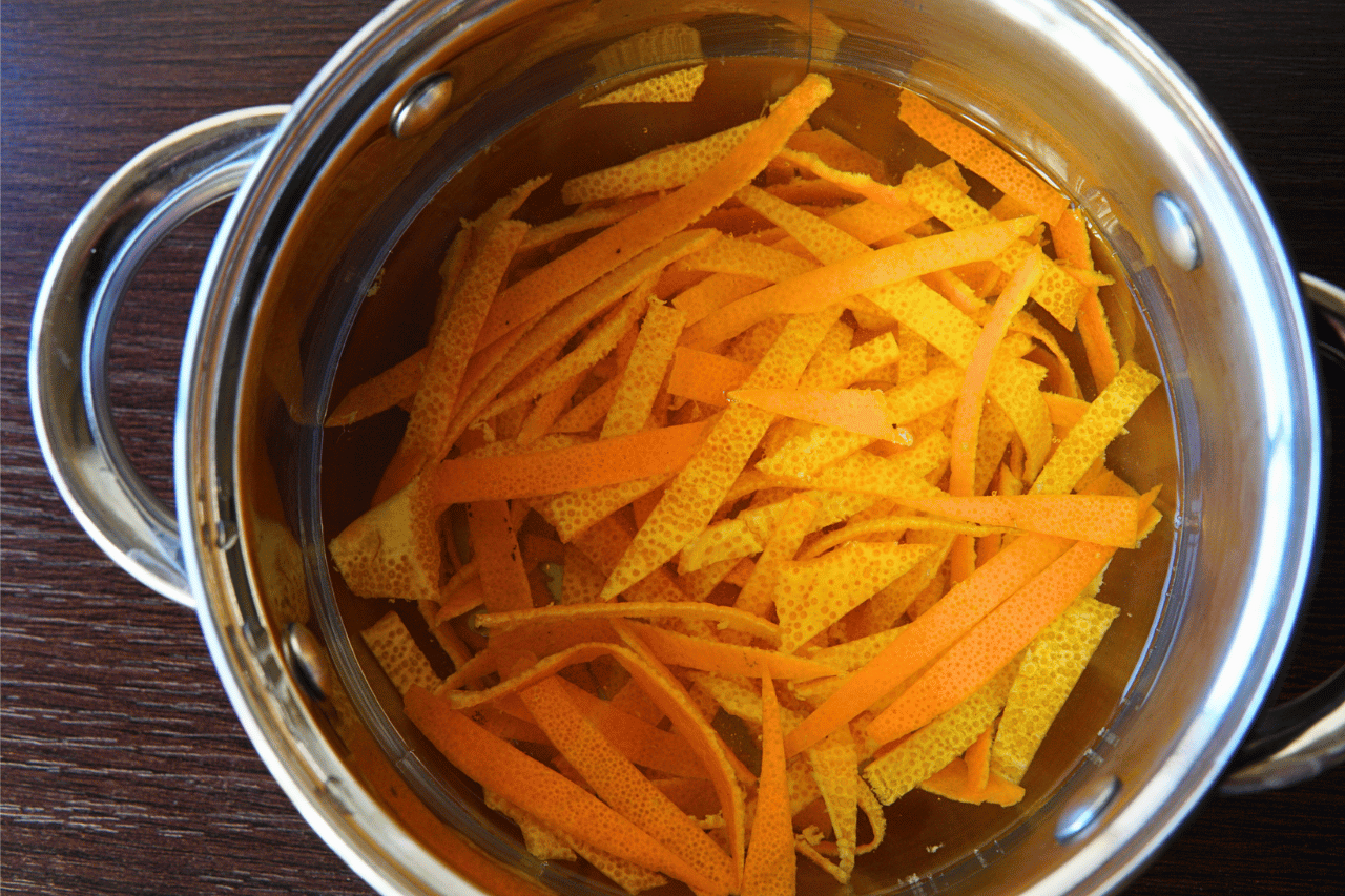 Kuvanje narandžine kore, Cooking oranges peels