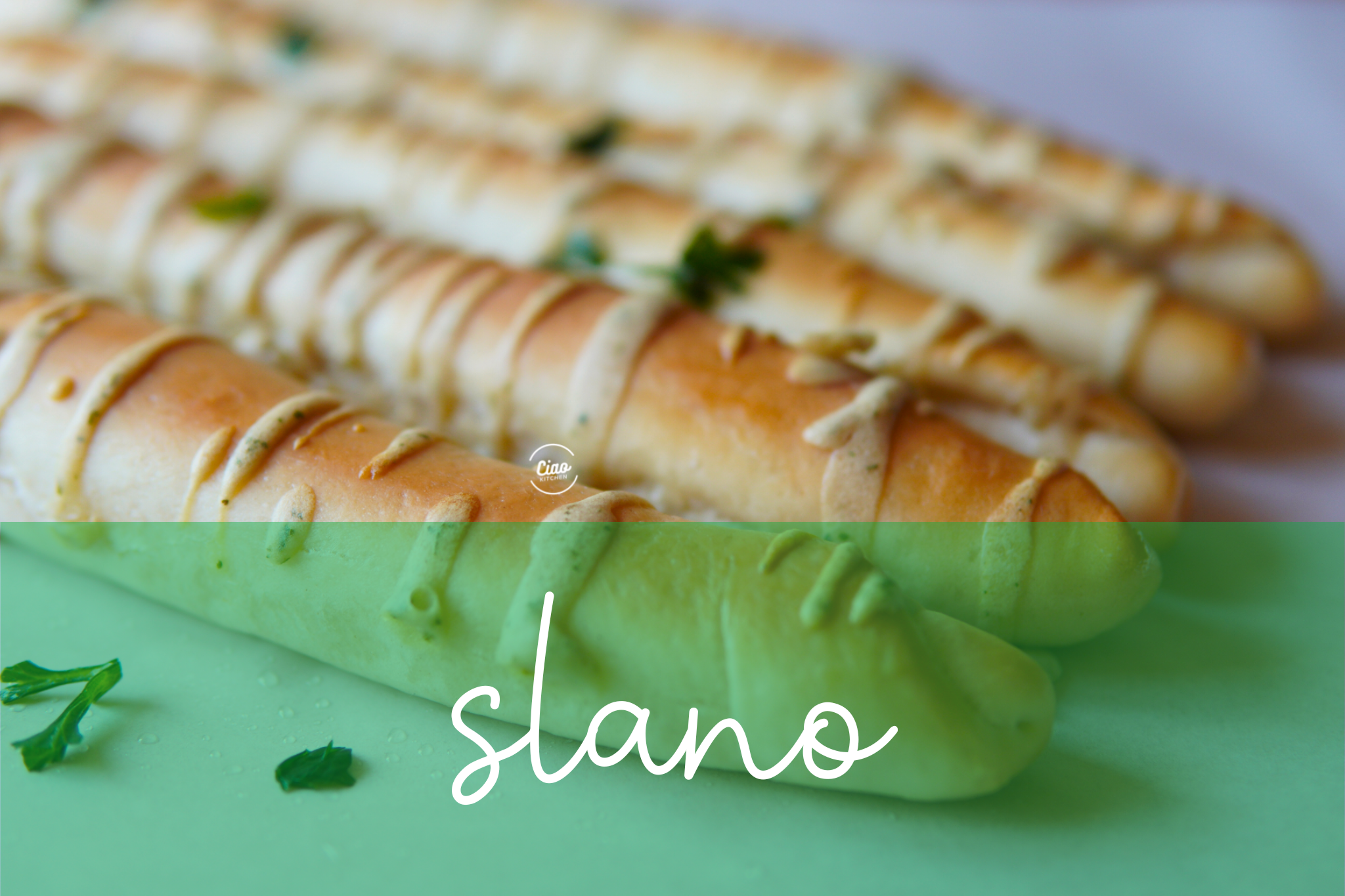 Slanci sa naslovom Slano, Bread sticks with title Salty