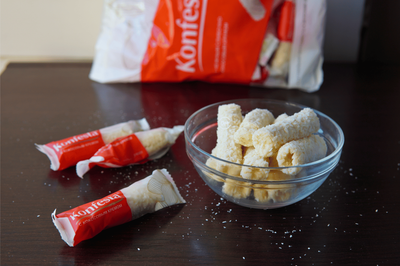 Konfesta kokos štapići, Konfesta coconut rolls