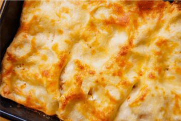 Pecene lazanje u plehu, Baked lasagne in baking tray